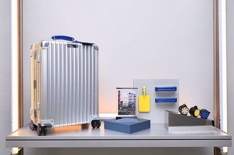 New York City Shows Up for RIMOWA's New Flagship Opening soho nyc  Spike Lee, Carmelo Anthony, Walton Goggins, Chloe Sevigny, Maggie Rogers, and Evan Mock collab supreme archival collections luggage 