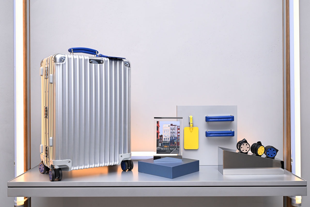 New York City Shows Up for RIMOWA's New Flagship Opening soho nyc  Spike Lee, Carmelo Anthony, Walton Goggins, Chloe Sevigny, Maggie Rogers, and Evan Mock collab supreme archival collections luggage 