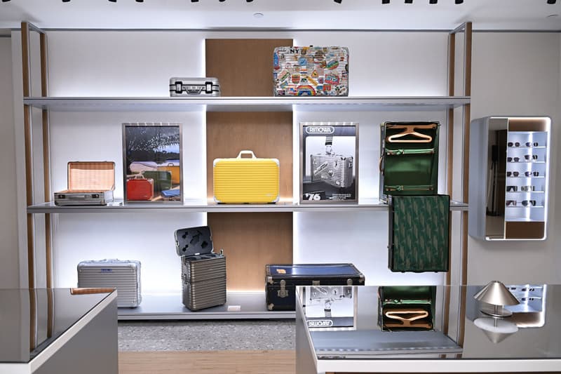 New York City Shows Up for RIMOWA's New Flagship Opening soho nyc  Spike Lee, Carmelo Anthony, Walton Goggins, Chloe Sevigny, Maggie Rogers, and Evan Mock collab supreme archival collections luggage 