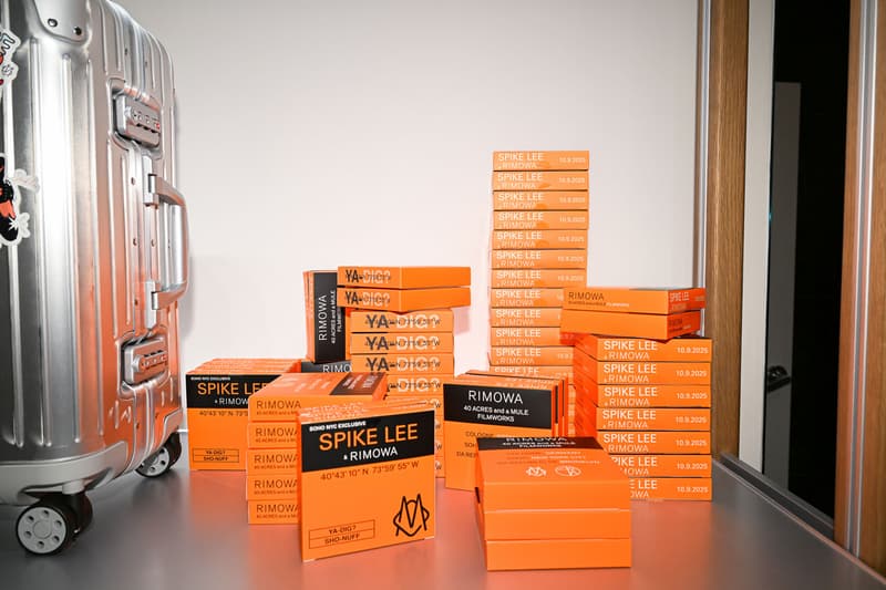 New York City Shows Up for RIMOWA's New Flagship Opening soho nyc  Spike Lee, Carmelo Anthony, Walton Goggins, Chloe Sevigny, Maggie Rogers, and Evan Mock collab supreme archival collections luggage 