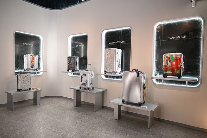 New York City Shows Up for RIMOWA's New Flagship Opening soho nyc  Spike Lee, Carmelo Anthony, Walton Goggins, Chloe Sevigny, Maggie Rogers, and Evan Mock collab supreme archival collections luggage 