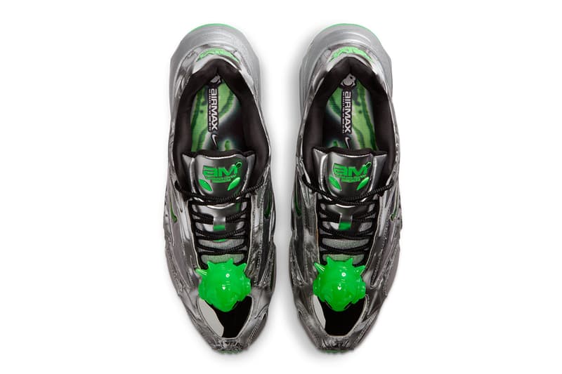 WINDOWSEN Teams up With Nike for Two Extraterrestrial-Inspired Air Max Muses collaboration shoes cyber futuristic lens shoes metaverse