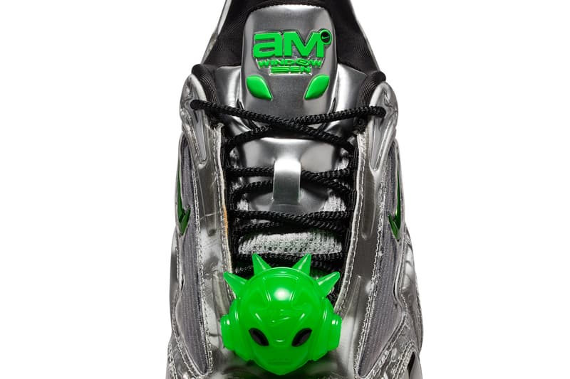WINDOWSEN Teams up With Nike for Two Extraterrestrial-Inspired Air Max Muses collaboration shoes cyber futuristic lens shoes metaverse