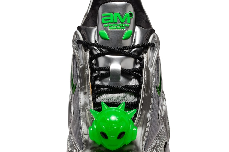WINDOWSEN Teams up With Nike for Two Extraterrestrial-Inspired Air Max Muses collaboration shoes cyber futuristic lens shoes metaverse