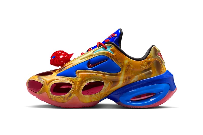 WINDOWSEN Teams up With Nike for Two Extraterrestrial-Inspired Air Max Muses collaboration shoes cyber futuristic lens shoes metaverse