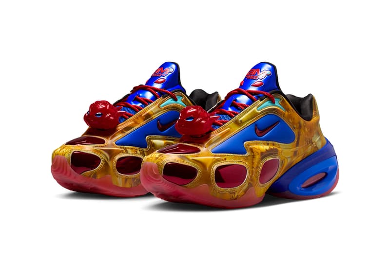 WINDOWSEN Teams up With Nike for Two Extraterrestrial-Inspired Air Max Muses collaboration shoes cyber futuristic lens shoes metaverse