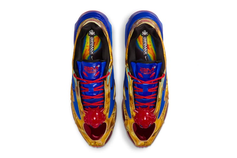 WINDOWSEN Teams up With Nike for Two Extraterrestrial-Inspired Air Max Muses collaboration shoes cyber futuristic lens shoes metaverse