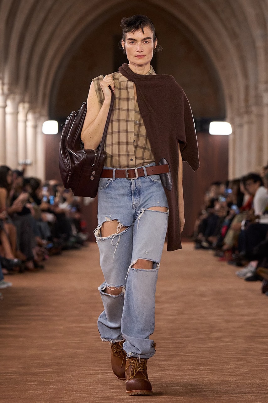 Acne Studios Goes To Work on Timberland's 6-Inch Boot collab collaboration paris fashion week runway ss26 robyn yung lean six in boots workwear release info price 