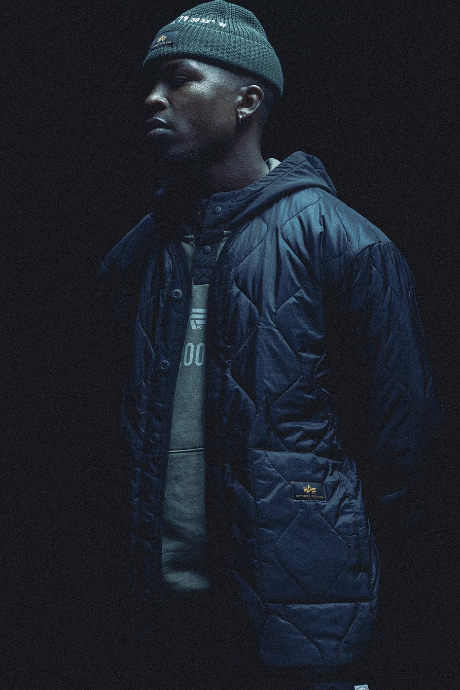 Drake's OVO and Alpha Industries Unveil Collaborative Collection october's very own drake hoodie bombe jacket