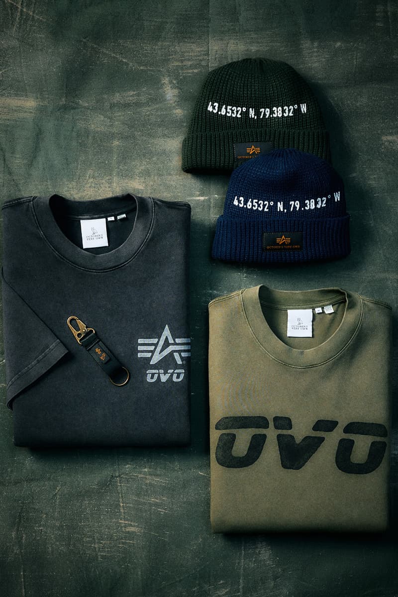 Drake's OVO and Alpha Industries Unveil Collaborative Collection october's very own drake hoodie bombe jacket