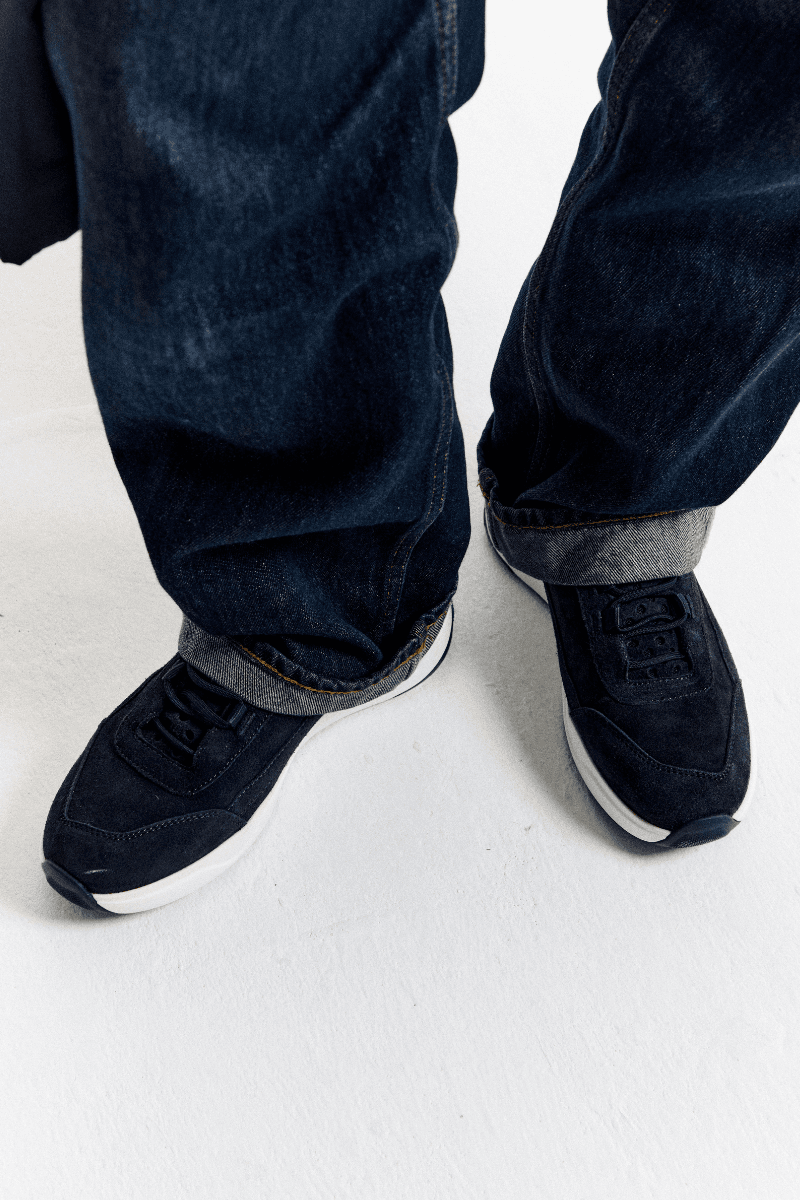 Équipement de Vie Is Reimagining the Boat Shoe for the City for AW25 AW25 “Onshore” campaign Sailing Shoes Deck Shoes Anti-Slip Compound sole, Winch Button heel pad, innovative contour patterning, and integrated drainage channels for enhanced water displacement