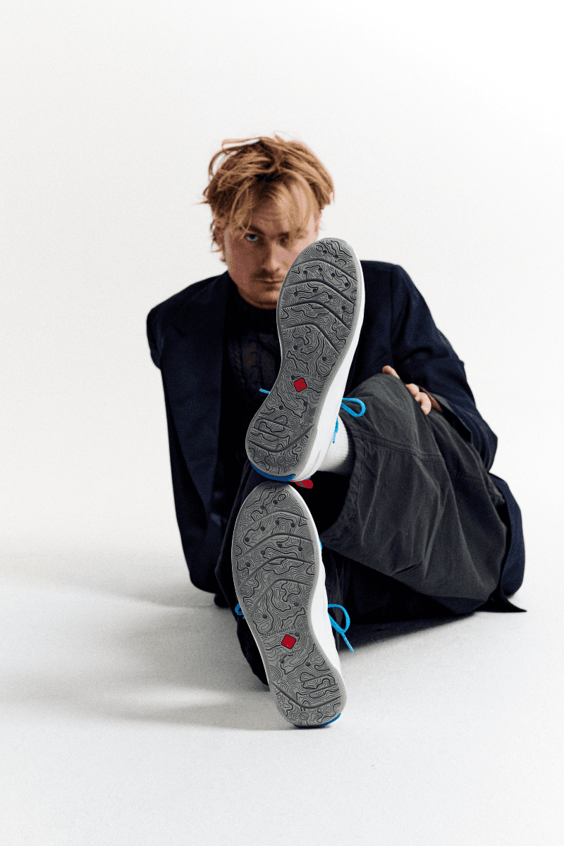 Équipement de Vie Is Reimagining the Boat Shoe for the City for AW25 AW25 “Onshore” campaign Sailing Shoes Deck Shoes Anti-Slip Compound sole, Winch Button heel pad, innovative contour patterning, and integrated drainage channels for enhanced water displacement