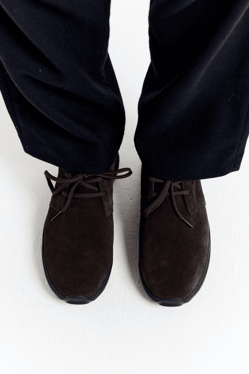 Équipement de Vie Is Reimagining the Boat Shoe for the City for AW25 AW25 “Onshore” campaign Sailing Shoes Deck Shoes Anti-Slip Compound sole, Winch Button heel pad, innovative contour patterning, and integrated drainage channels for enhanced water displacement