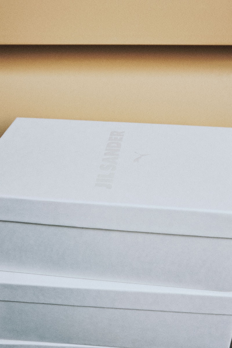 Jil Sander x PUMA Is King avanti collab sneaker release info drop price pele soccer football colorway navy blue white flap 