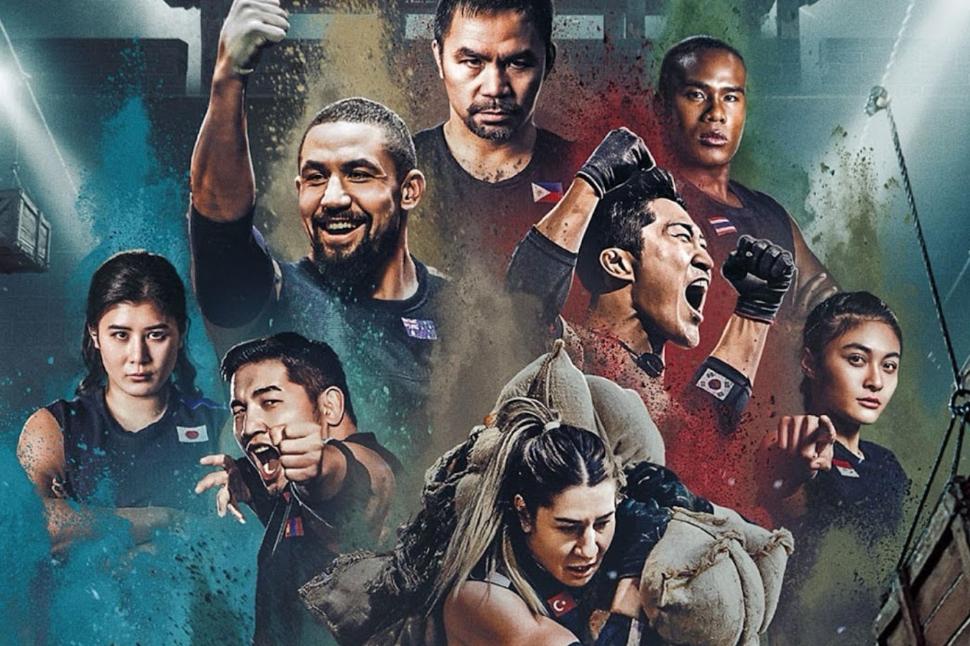 netflix physical asia main trailer stream manny pacquiao Robert Whittaker Stun Gun Kim Dong-hyun, Recep Kara, Superbon, Yushin Okami, Igdnez Executioner, Orkhonbayar Bayarsaikhan