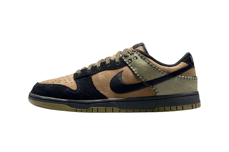 Nike Dunk Low Frankenstein Brown Kelp Black Medium Olive HV4452-300 Release Info