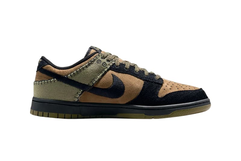 Nike Dunk Low Frankenstein Brown Kelp Black Medium Olive HV4452-300 Release Info