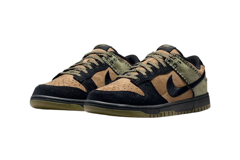Nike Dunk Low Frankenstein Brown Kelp Black Medium Olive HV4452-300 Release Info