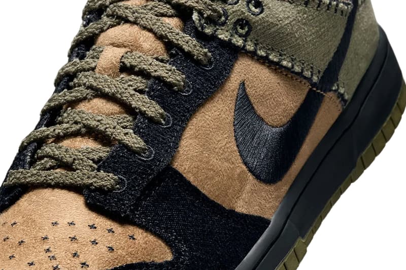 Nike Dunk Low Frankenstein Brown Kelp Black Medium Olive HV4452-300 Release Info