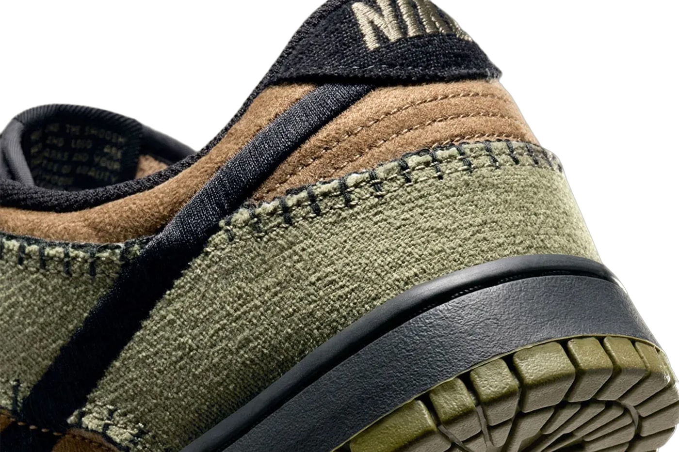 Nike Dunk Low Frankenstein Brown Kelp Black Medium Olive HV4452-300 Release Info