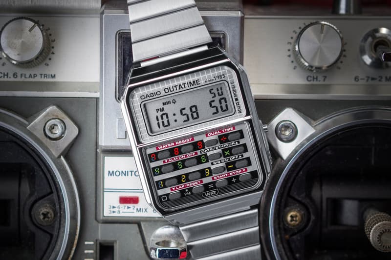 back to the future casio CA-500WEBF calculator watch collaboration release info