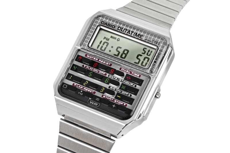 back to the future casio CA-500WEBF calculator watch collaboration release info