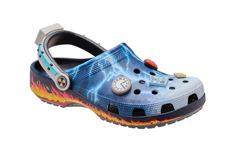 Back To The Future Crocs Classic Clog Blue Multi 211503-90H Release Info