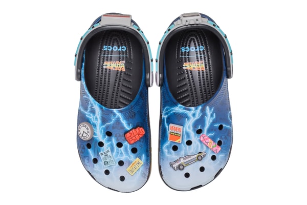 Back To The Future Crocs Classic Clog Blue Multi 211503-90H Release Info