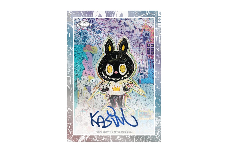 labubu cards graded 2025 Topps Chrome 10th Anniversary Box Cards feature artwork from Labubu creator and artist Kasing Lung 2025 Topps Labubu Chrome Monsters