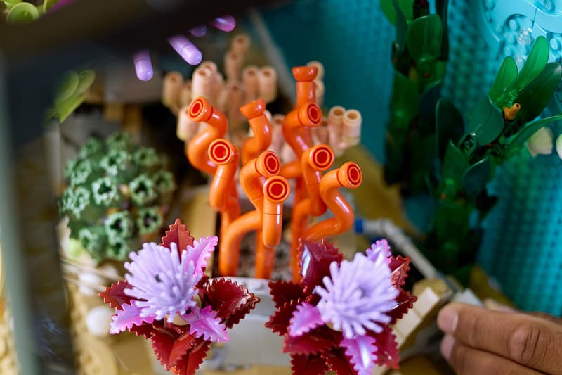 An Underwater Utopia: LEGO® Icons Launches Tropical Aquarium swimming fish kinetic crab