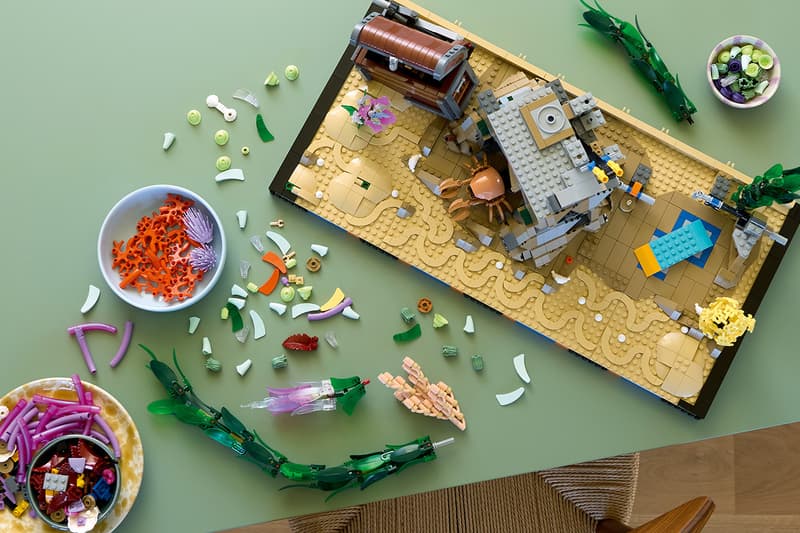 An Underwater Utopia: LEGO® Icons Launches Tropical Aquarium swimming fish kinetic crab