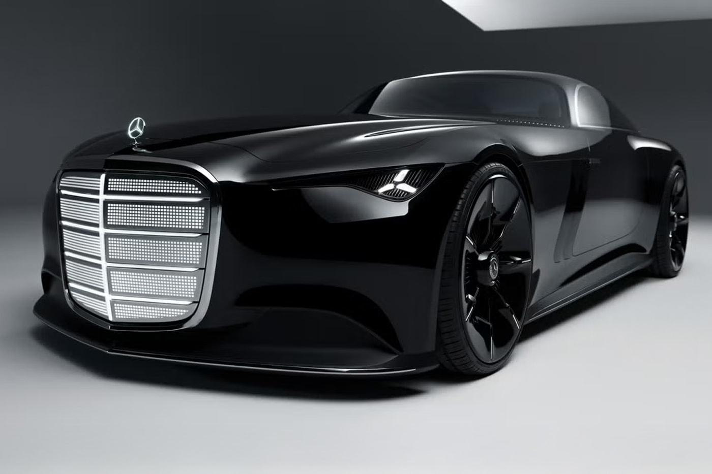The Mercedes-Benz Vision Iconic Is Here release info concept car radiator grilles ev electric vehicle