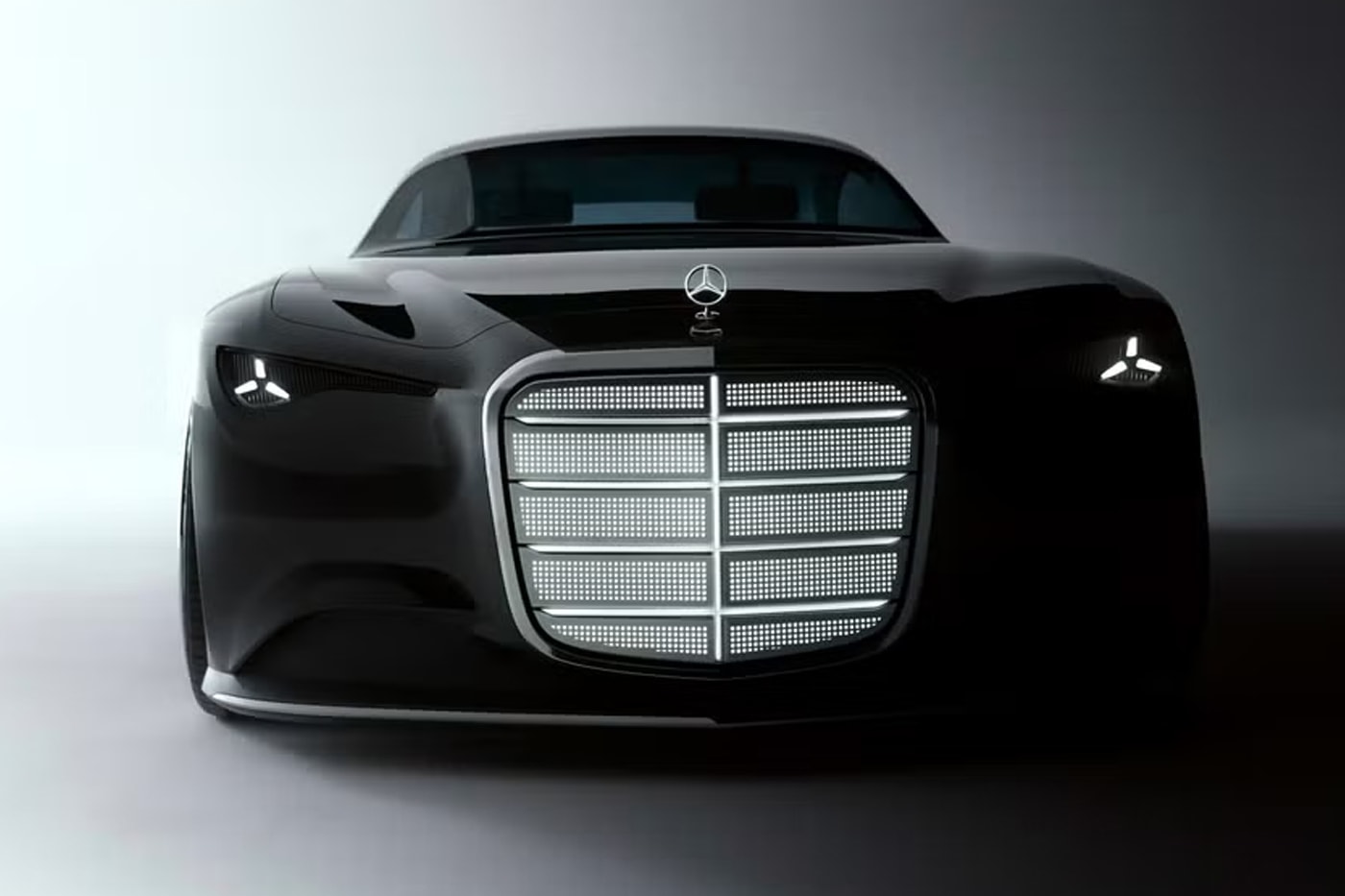 The Mercedes-Benz Vision Iconic Is Here release info concept car radiator grilles ev electric vehicle