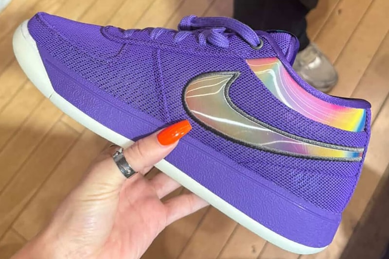 First Look at the Nike Book 1 "Aurora" devin booker purple iridescent IM7609-500 november 7 release info dbookone