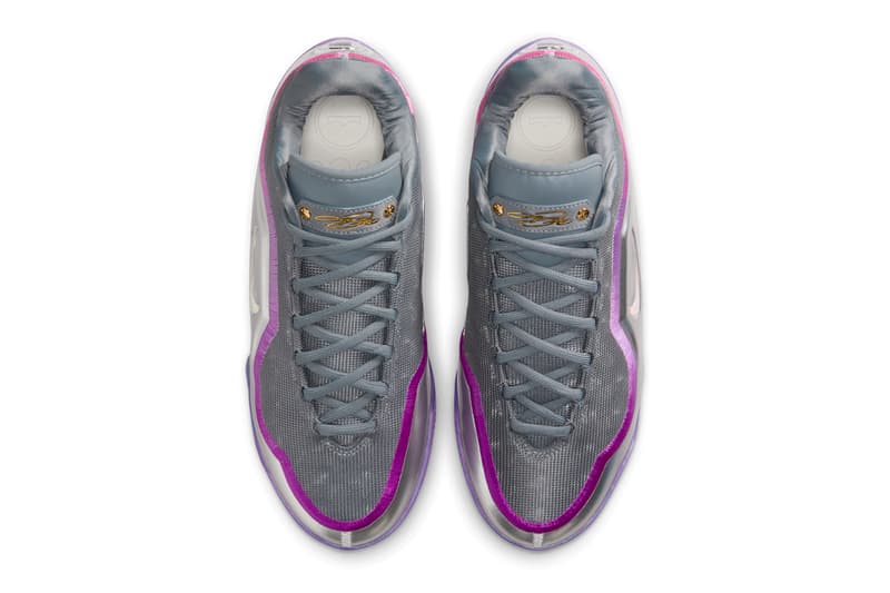 First Look at the Upcoming Nike LeBron 23 "Bubble Boy" Cool Grey/Metallic Silver-Vivid Purple-Multi-Colour IF0694-002 los angeles lakers disney walt covid 2020 nba championships