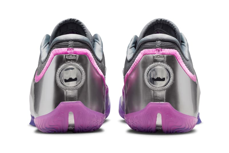 First Look at the Upcoming Nike LeBron 23 "Bubble Boy" Cool Grey/Metallic Silver-Vivid Purple-Multi-Colour IF0694-002 los angeles lakers disney walt covid 2020 nba championships