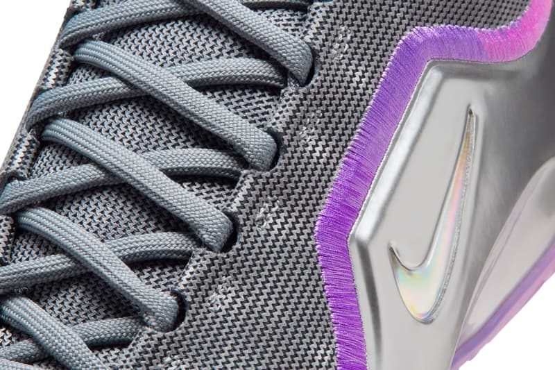 First Look at the Upcoming Nike LeBron 23 "Bubble Boy" Cool Grey/Metallic Silver-Vivid Purple-Multi-Colour IF0694-002 los angeles lakers disney walt covid 2020 nba championships
