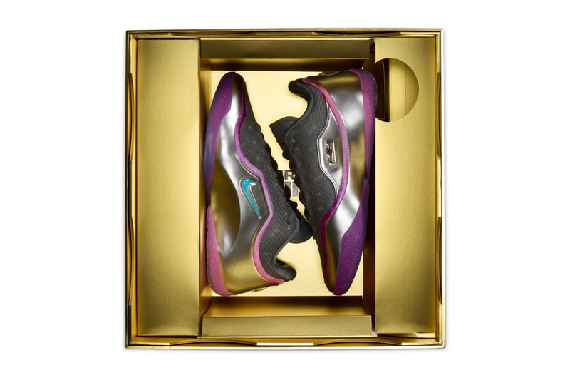 First Look at the Upcoming Nike LeBron 23 "Bubble Boy" Cool Grey/Metallic Silver-Vivid Purple-Multi-Colour IF0694-002 los angeles lakers disney walt covid 2020 nba championships
