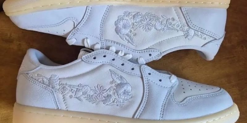 floral nike air jordan i shoes