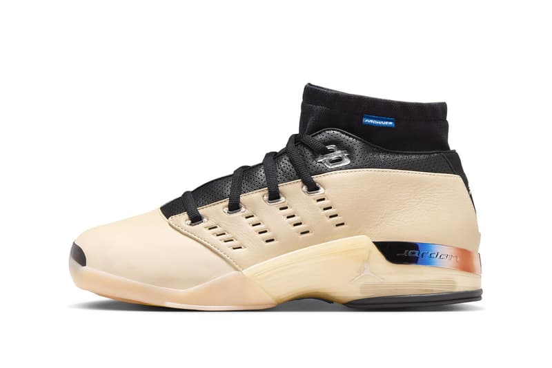 Official Look at the Infinite Archives x Air Jordan 17 Low "Beach" Beach/Black-Metallic Silver IH0177-200 october 17 2025