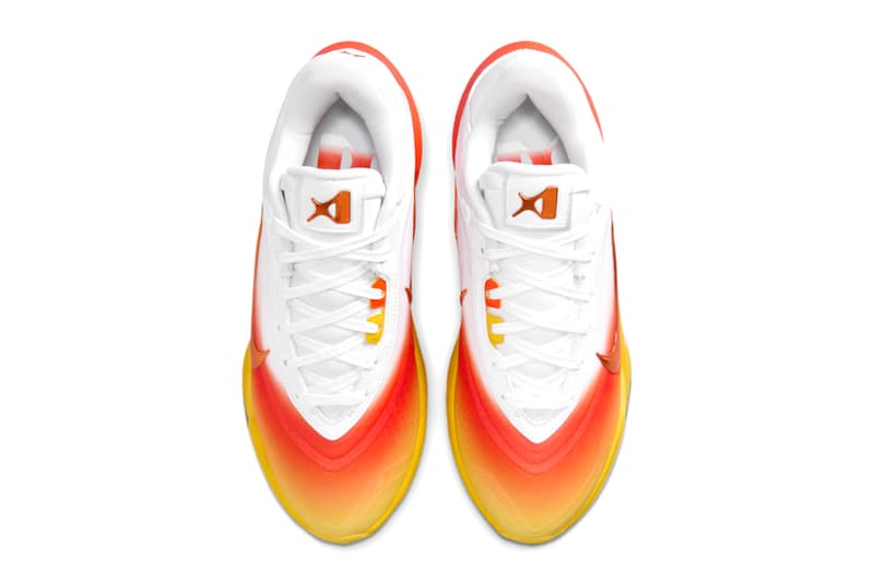 Nike A’One “Candy Corn Queen” White/Chrome Yellow-Safety Orange FZ8605-103 aja wilson wnba las vegas aces champion halloween