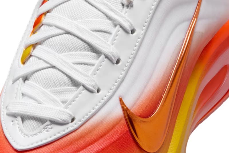 Nike A’One “Candy Corn Queen” White/Chrome Yellow-Safety Orange FZ8605-103 aja wilson wnba las vegas aces champion halloween