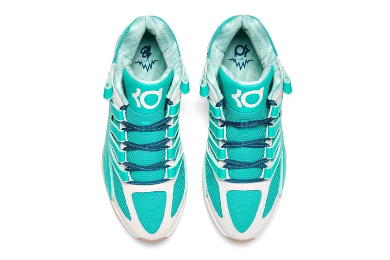 Nike KD 18 Surfaces in "Wanda Pratt" HV1992-301 Midnight Turquoise/Phantom-Kinetic Green-British Khaki releaes info kevin durant