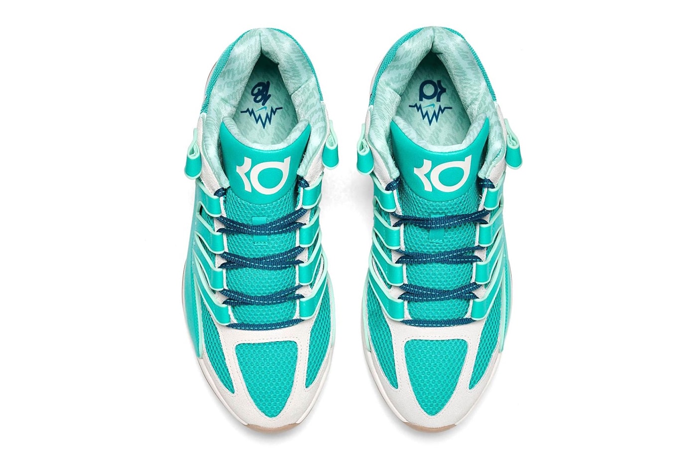 Nike KD 18 Surfaces in "Wanda Pratt" HV1992-301 Midnight Turquoise/Phantom-Kinetic Green-British Khaki releaes info kevin durant