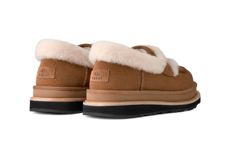 UGG sacai loafer UGG sacai Hiker UGG sacai thigh-high boot Chestnut Black Release Info