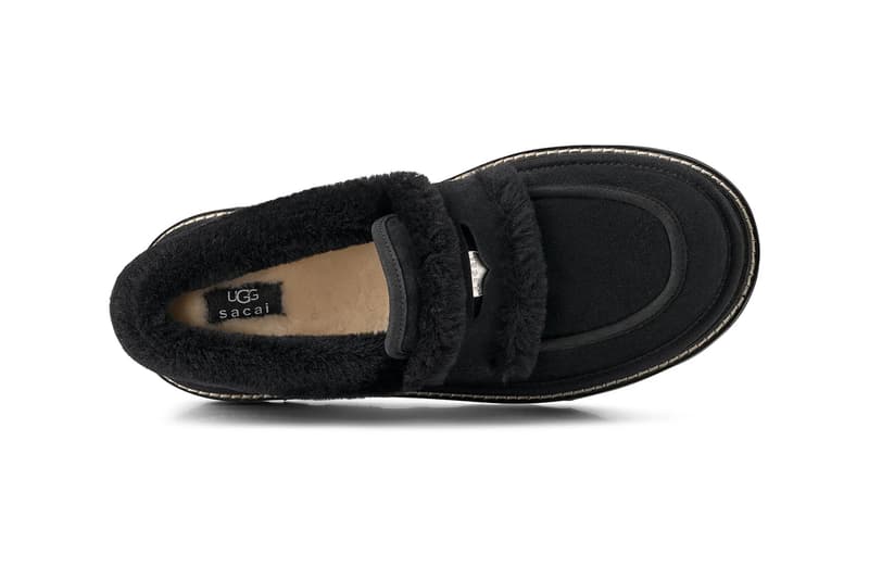 UGG sacai loafer UGG sacai Hiker UGG sacai thigh-high boot Chestnut Black Release Info