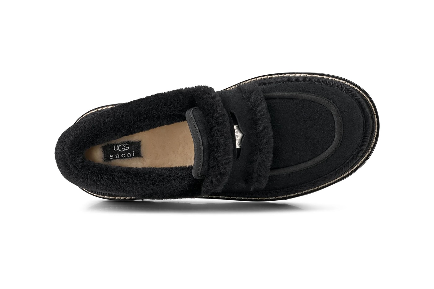 UGG sacai loafer UGG sacai Hiker UGG sacai thigh-high boot Chestnut Black Release Info