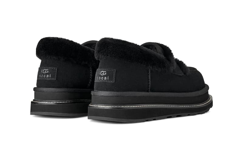 UGG sacai loafer UGG sacai Hiker UGG sacai thigh-high boot Chestnut Black Release Info