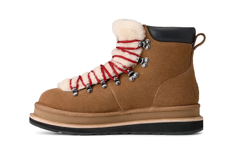 UGG sacai loafer UGG sacai Hiker UGG sacai thigh-high boot Chestnut Black Release Info