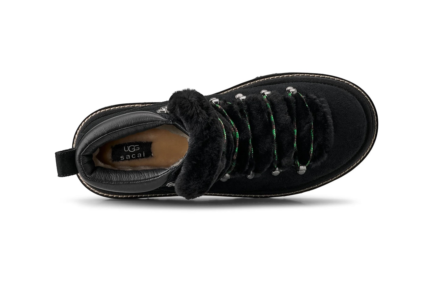 UGG sacai loafer UGG sacai Hiker UGG sacai thigh-high boot Chestnut Black Release Info